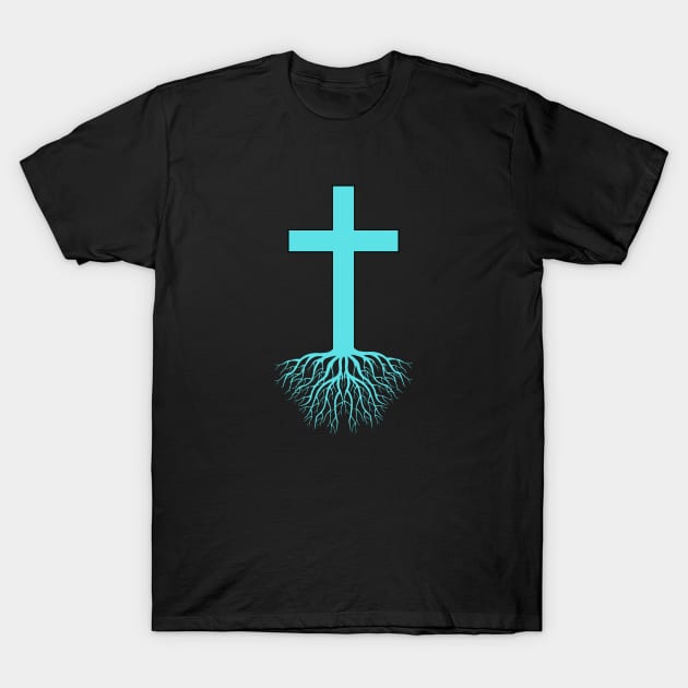 Rooted In Christ | Christian T-Shirt by All Things Gospel